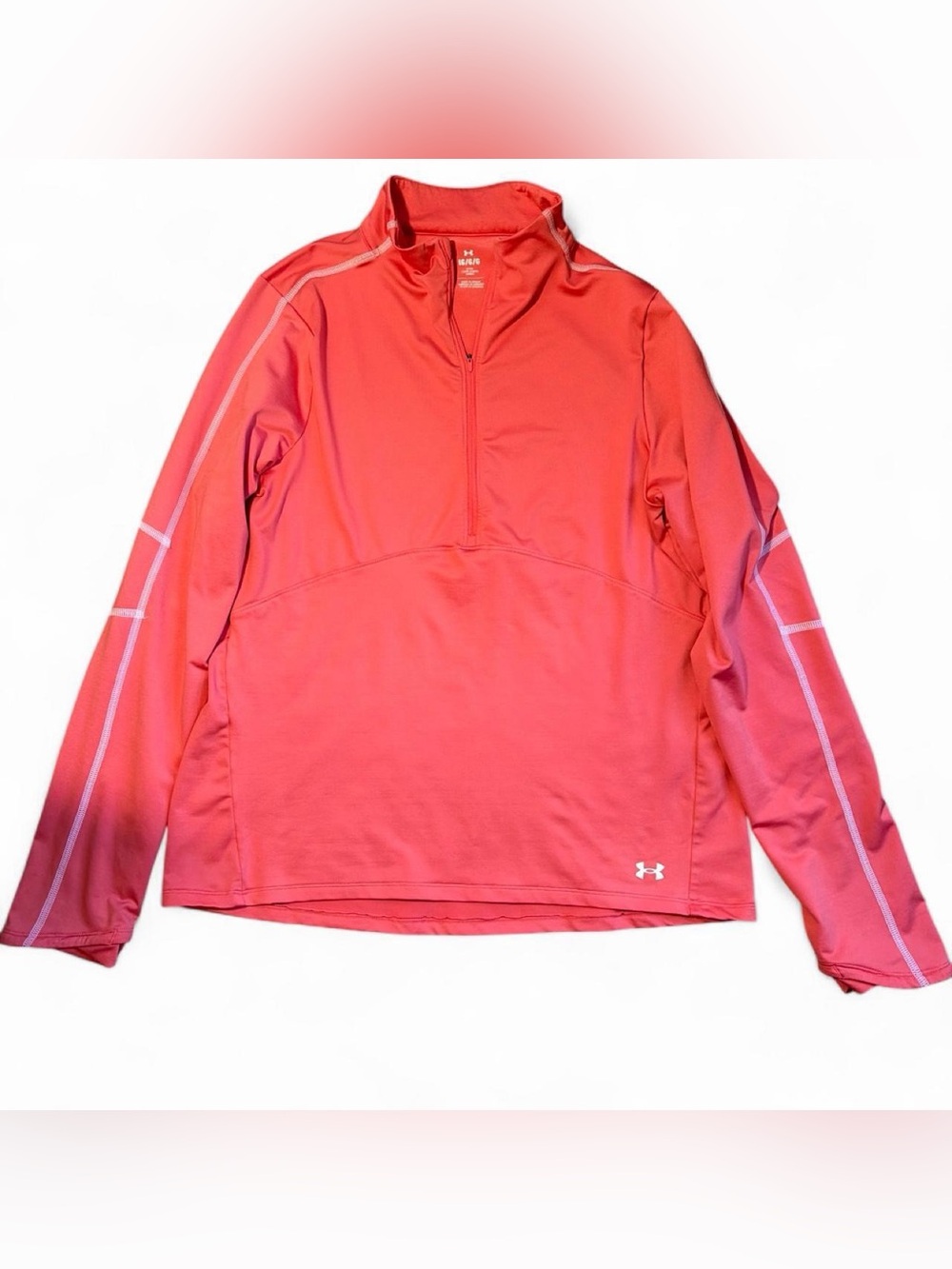 LG Pink Half-Zip Performance Pullover